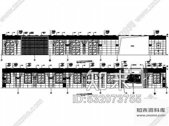 施工图江西绿色低碳高档住宅售楼处室内装饰施工图含效果cad施工图下载【ID:532073755】