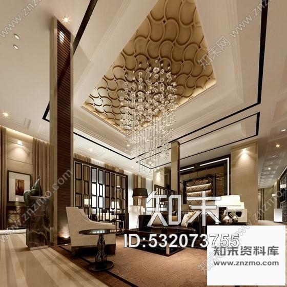 施工图江西绿色低碳高档住宅售楼处室内装饰施工图含效果cad施工图下载【ID:532073755】
