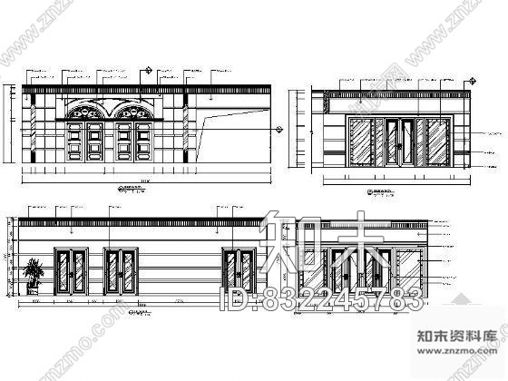 图块/节点洗浴中心门厅装饰详图cad施工图下载【ID:832245783】