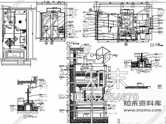 施工图成都高档商务酒店标准客房T7施工图cad施工图下载【ID:532054670】