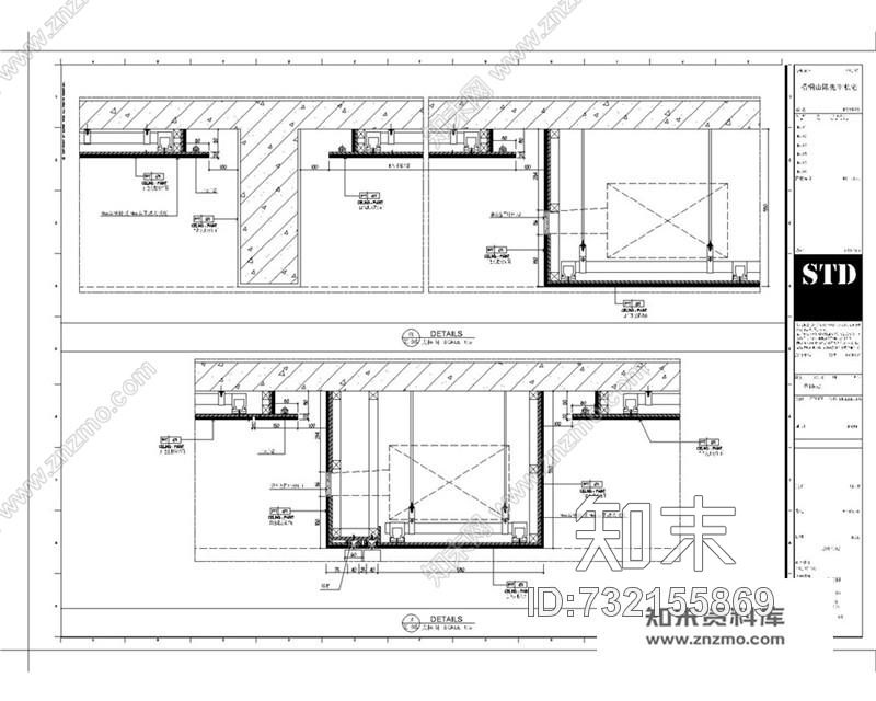 香港逸森建筑梧桐山陈先生私人豪宅丨效果图+设计方案+CAD施工图施工图下载【ID:732155869】