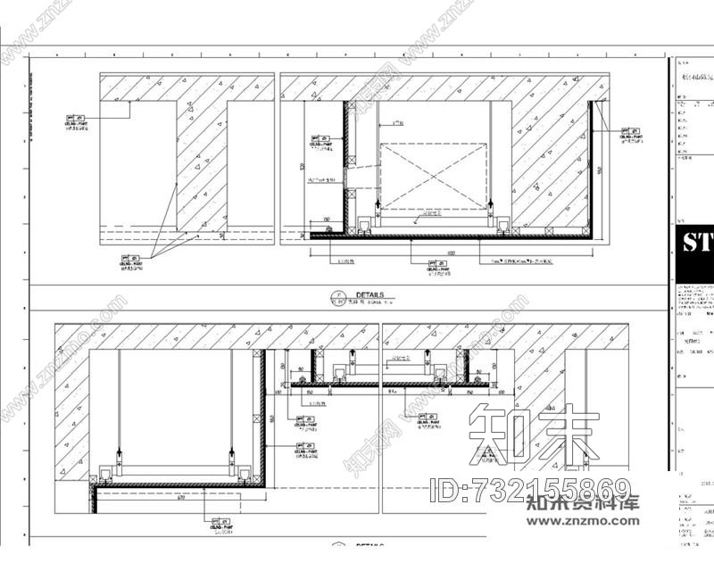 香港逸森建筑梧桐山陈先生私人豪宅丨效果图+设计方案+CAD施工图施工图下载【ID:732155869】