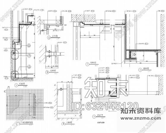 施工图花园住宅公共部分装修图cad施工图下载【ID:632145120】