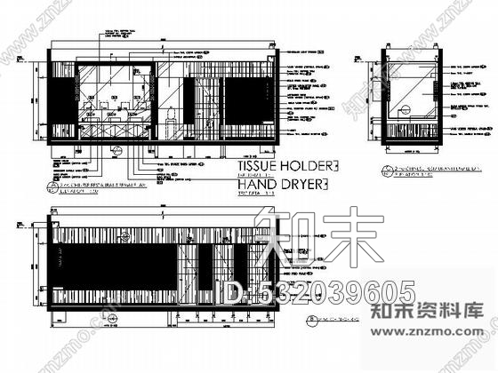 施工图澳门五星级酒店中餐厅装修图含效果cad施工图下载【ID:532039605】