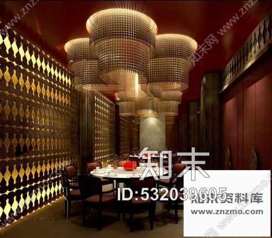 施工图澳门五星级酒店中餐厅装修图含效果cad施工图下载【ID:532039605】