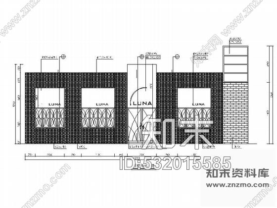 施工图烟台欧洲新古典风格西餐酒吧室内装修图含效果cad施工图下载【ID:532015585】