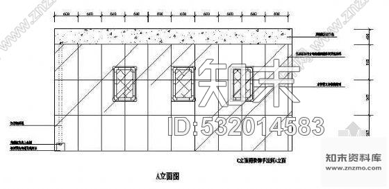 某小型酒吧室内装修cad施工图下载【ID:532014583】
