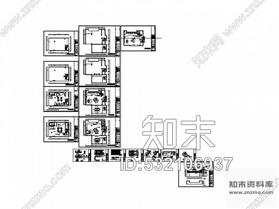 施工图某服装展示装修图含效果cad施工图下载【ID:532106937】