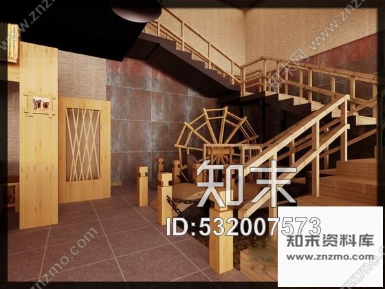 施工图苏州某特色湘菜餐厅设计装修图含效果cad施工图下载【ID:532007573】