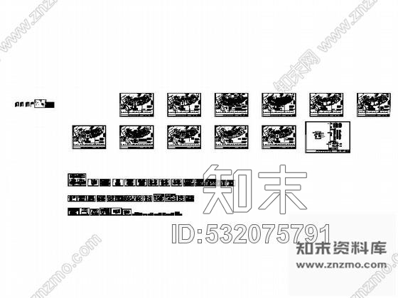 施工图四星级售楼处室内装修图cad施工图下载【ID:532075791】