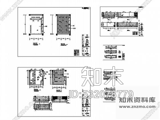 北京某商场信息员办卡处装修图cad施工图下载【ID:532078779】