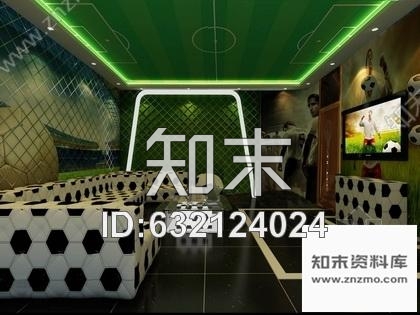 施工图湖南量贩式KTV主题娱乐场所室内施工图含效果图cad施工图下载【ID:632124024】