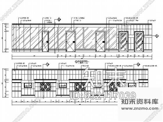 施工图某洗浴中心浴区设计装修图cad施工图下载【ID:632117039】