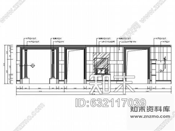 施工图某洗浴中心浴区设计装修图cad施工图下载【ID:632117039】