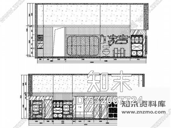 施工图重庆奢华典雅风格知名理发店装修施工图含效果施工图下载【ID:532067724】