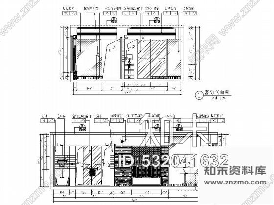 施工图重庆某现代高档酒店客房室内设计装修图cad施工图下载【ID:532041632】