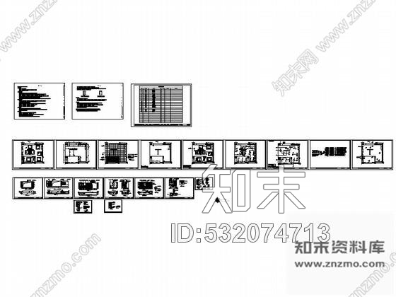 施工图福建床垫系列家具专卖店室内装修图施工图下载【ID:532074713】