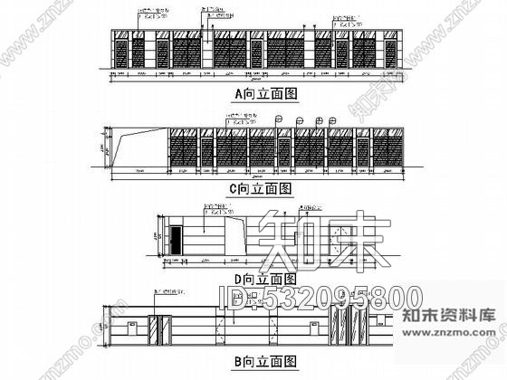 施工图山西第六层某办公空间室内装修图cad施工图下载【ID:532095800】