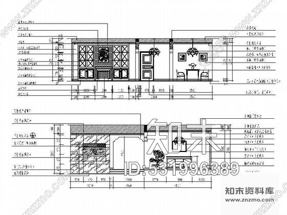 施工图双层简欧风格别墅设计图cad施工图下载【ID:531996389】