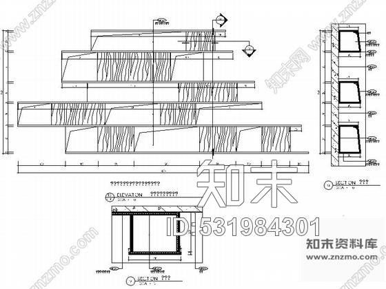 施工图深圳名师设计时尚双层叠加别墅样板房装修施工图含实景cad施工图下载【ID:531984301】