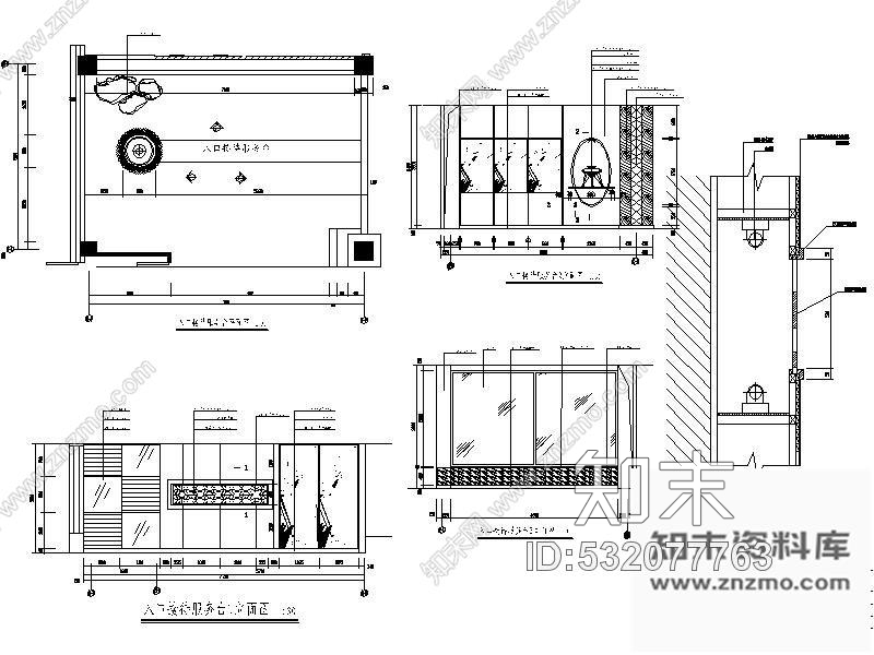 施工图某售楼处最新施工图cad施工图下载【ID:532077763】