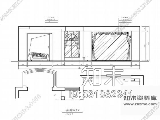 施工图北京现代简约风格四层别墅装修图含效果图cad施工图下载【ID:531982341】