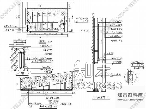 施工图现代小会议室装修图cad施工图下载【ID:532102843】