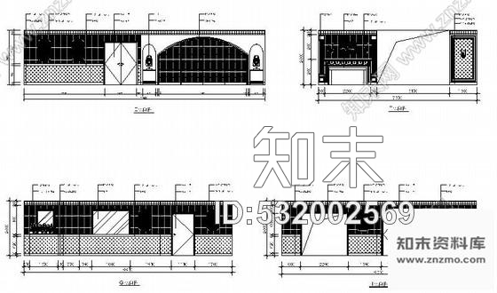 施工图北京某名品咖啡店室内精装修施工图含效果施工图下载【ID:532002569】