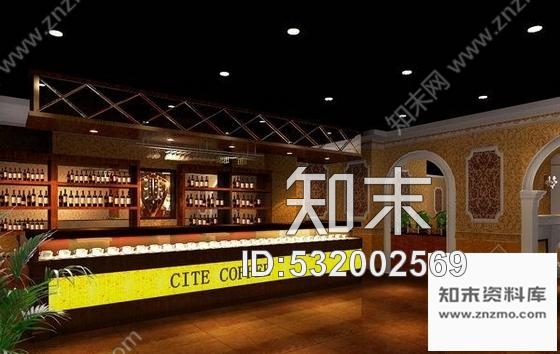 施工图北京某名品咖啡店室内精装修施工图含效果施工图下载【ID:532002569】