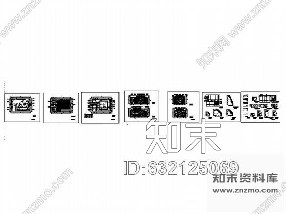 施工图北京奢华欧式娱乐会所KTV包间装修图cad施工图下载【ID:632125069】