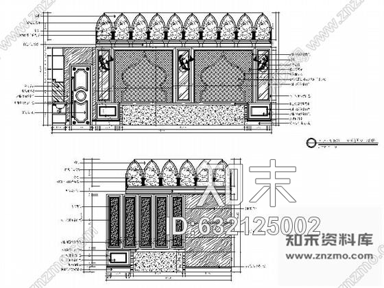 施工图10人KTV包厢室内装修设计图cad施工图下载【ID:632125002】