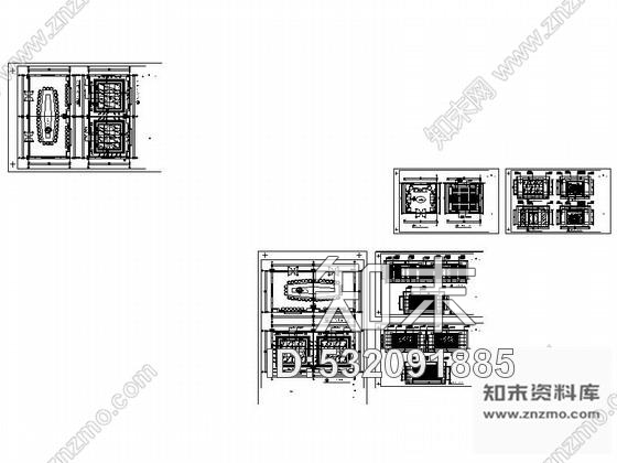 施工图广东某民俗酒店三层会议区施工图cad施工图下载【ID:532091885】