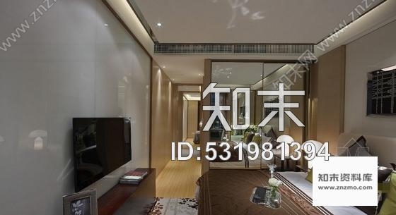 施工图福州地区标志性大型豪宅区现代风格两居室装修图含实景图cad施工图下载【ID:531981394】