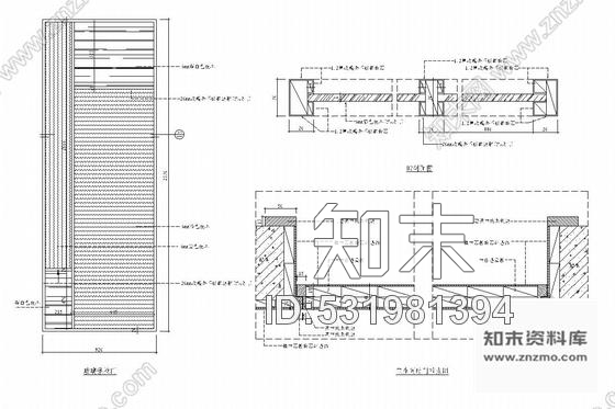 施工图福州地区标志性大型豪宅区现代风格两居室装修图含实景图cad施工图下载【ID:531981394】