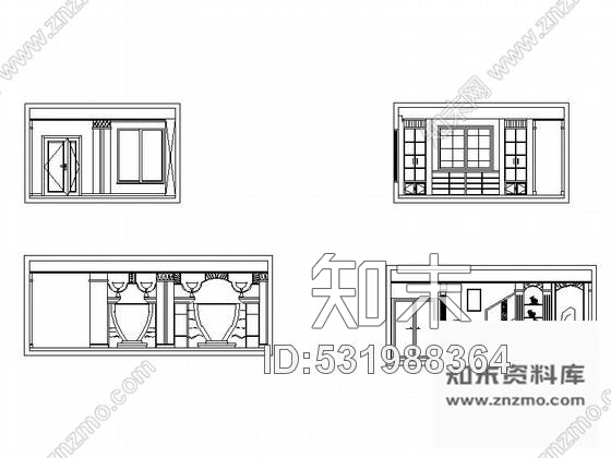 施工图经典三层单体花园别墅室内装修图含效果施工图下载【ID:531988364】