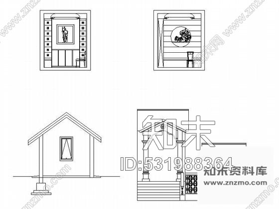 施工图经典三层单体花园别墅室内装修图含效果施工图下载【ID:531988364】