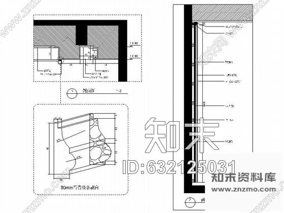 施工图福建国际豪华音乐会所包厢装修图含效果cad施工图下载【ID:632125031】