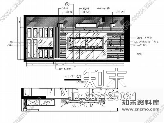 施工图福建国际豪华音乐会所包厢装修图含效果cad施工图下载【ID:632125031】