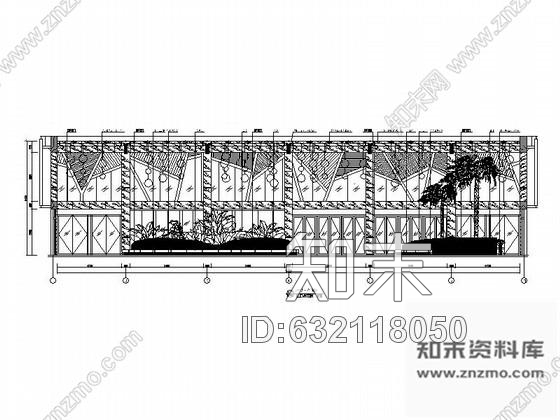施工图超炫休闲会所室内设计装修图cad施工图下载【ID:632118050】