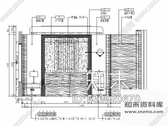 施工图浙江现代简约酒店客房精装修CAD施工图施工图下载【ID:532020670】