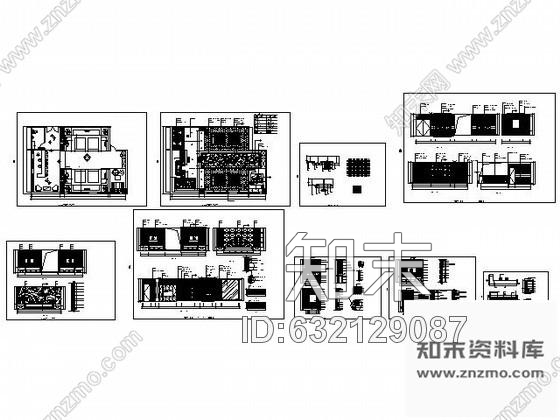 施工图豪华夜总会包厢施工图cad施工图下载【ID:632129087】