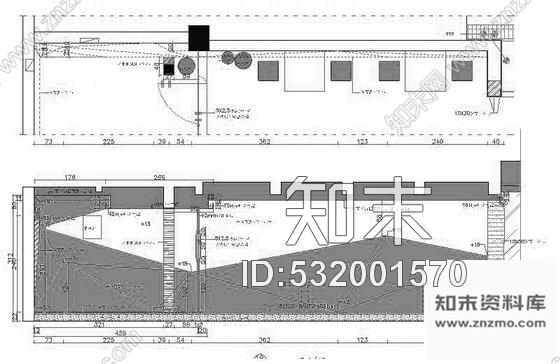 施工图上海某名品日本料理店室内装修施工图含实景cad施工图下载【ID:532001570】