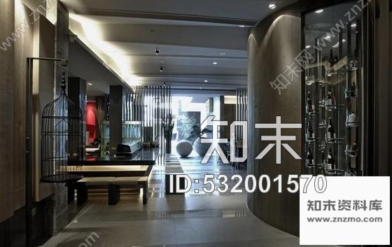 施工图上海某名品日本料理店室内装修施工图含实景cad施工图下载【ID:532001570】