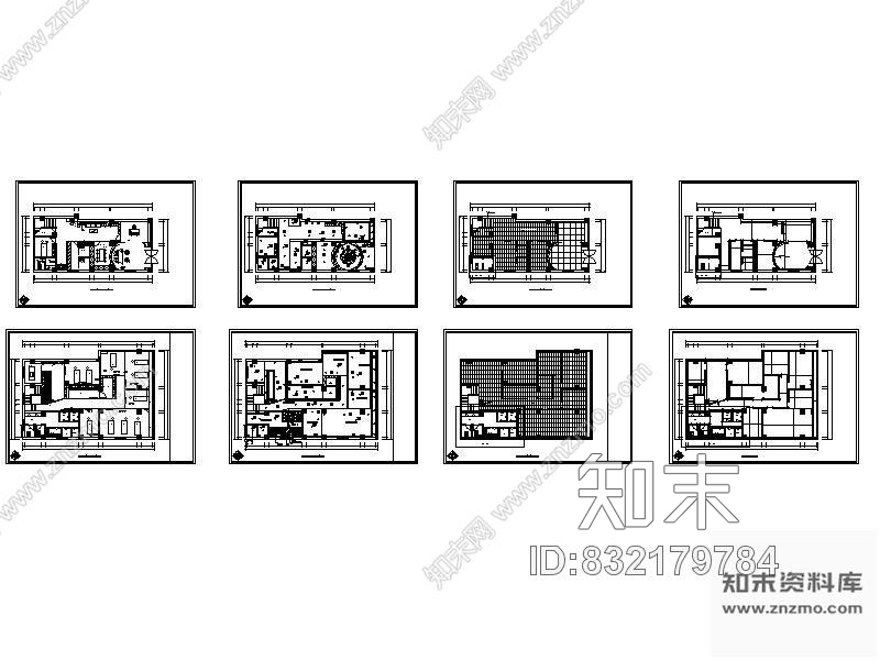 图块/节点专业美容SPA生活馆平面图cad施工图下载【ID:832179784】