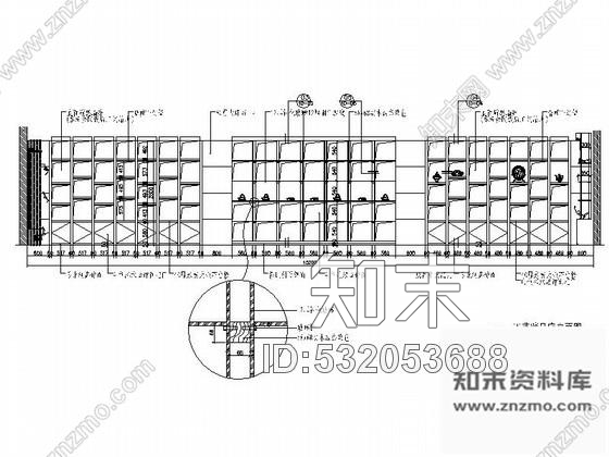 施工图南京酒店内工艺精品店装修图cad施工图下载【ID:532053688】