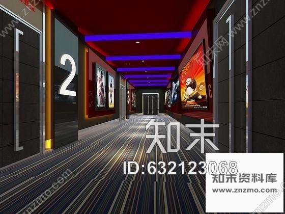 施工图浙江精品高档电影院室内装修施工图含效果cad施工图下载【ID:632123068】