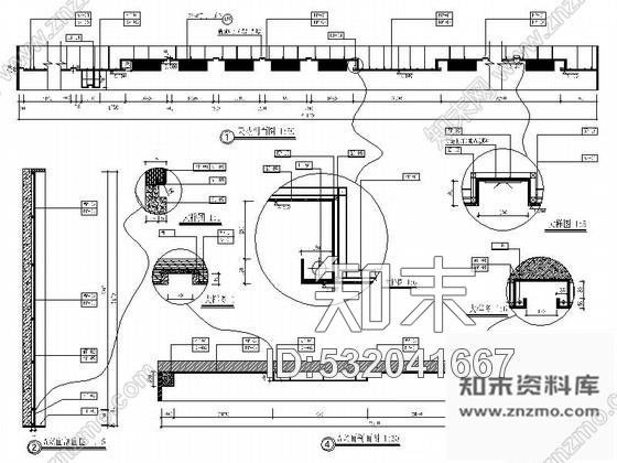 施工图国际酒店豪华多功能厅室内装修图cad施工图下载【ID:532041667】