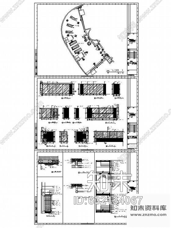 施工图小型健身房室内设计图cad施工图下载【ID:632134067】