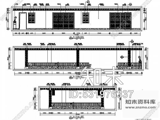 施工图四川高端典雅新中式风格三层别墅样板间室内装修施工图含高清实景图cad施工图下载【ID:531976337】