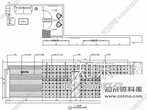 施工图南京160平日韩风格服装店装修CAD施工图含效果图cad施工图下载【ID:532066747】